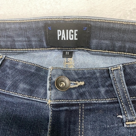 Paige Jeans Hoxton Ultra Skinny Jeans Size 31 Blue - Picture 6 of 15